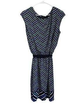 Worthington Geometric Print Dress